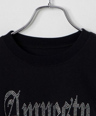 WEGO サイドドロストラインストーンT ブラック