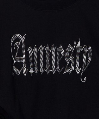 WEGO サイドドロストラインストーンT ブラック