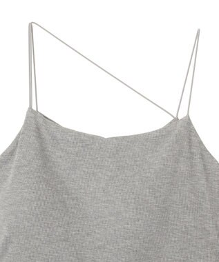 earth music&ecology カップ付ショート丈キャミソール Gray Mixture