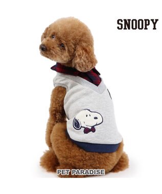 PET PARADISE スヌーピー おりこうトレーナー  グレー 小型犬