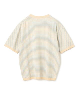 UNFILO MENS 【メンズノンノWEB掲載】スゴ機能美 ニット クルーネック ベージュボーダー