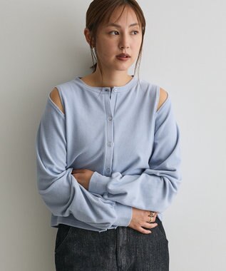 CRAFT STANDARD BOUTIQUE カットアウトデザインカーディガン