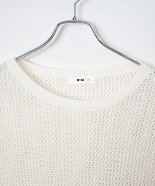 WEGO メッシュニットBIGPO オフホワイト