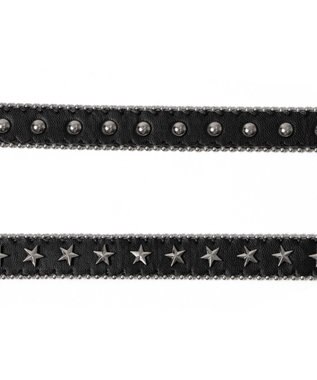 WEGO Lウエスタンバックルスタッズ付ベルト 柄2