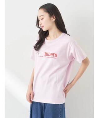 earth music&ecology Ｌｅｅ×ｅ．ｍ．ａ．ｅ　ＬＯＧＯ　Ｈ／Ｓ　ＴＥＥ Pink