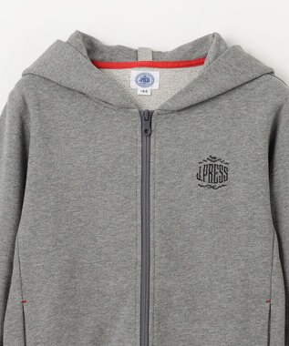 J.PRESS KIDS 【140-170cm】ロゴ入り パーカー ライトグレー系