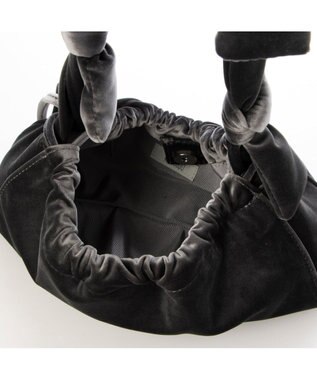 UNBILLION カカトゥ kakatoo / ベルベットリボンバゲットショルダーバッグ GY