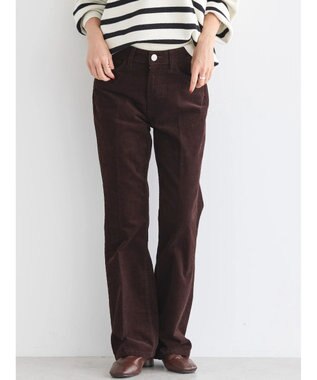 AMERICAN HOLIC コーデュロイフレアパンツ Brown