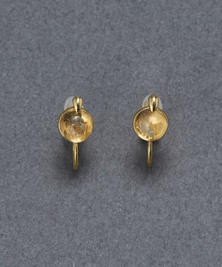 Phoebe 【痛くないシリーズ】パワーストーンライトフィットイヤリング　シトリン/天然石