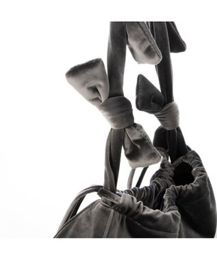 UNBILLION カカトゥ kakatoo / ベルベットリボンバゲットショルダーバッグ GY