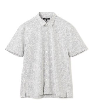 JOSEPH HOMME 新素材【洗える/通気性】ヨシタレース　レギュラーカラー半袖シャツ ライトグレー系
