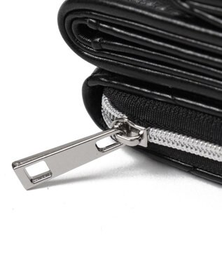 WEGO メタルロゴキルティングウォレット ブラック