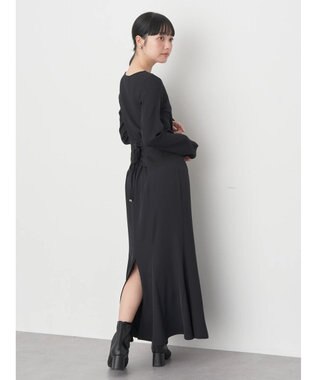 earth music&ecology パールヘンリーリブプルオーバー Black