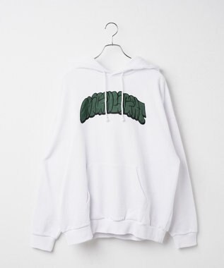 WEGO ヘビーウエイトグラフィティプルパーカー ホワイト