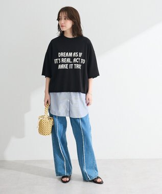 Green Parks ・ＳＵＧＡＲ　ＳＰＯＯＮ　ミニウラケプリントＴＥＥ Black