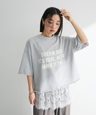 Green Parks ・ＳＵＧＡＲ　ＳＰＯＯＮ　ミニウラケプリントＴＥＥ Gray Mixture