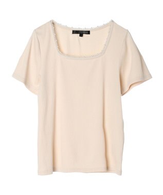 Green Parks ・ＳＵＧＡＲ　ＳＰＯＯＮ　パールスクエアプルオーバー Light Beige