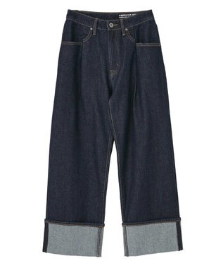 AMERICAN HOLIC ロールアップデニムパンツ One Wash