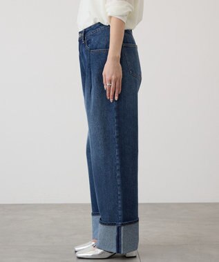AMERICAN HOLIC ロールアップデニムパンツ Medium Indigo