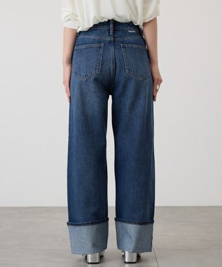 AMERICAN HOLIC ロールアップデニムパンツ Medium Indigo