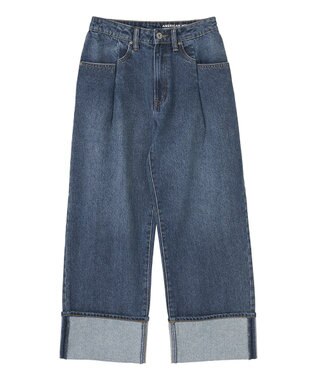 AMERICAN HOLIC ロールアップデニムパンツ Medium Indigo