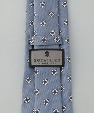 GOTAIRIKU GOTAIRIKU別注【日本製】シルク ネクタイ_小紋柄 スカイブルー系8