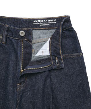 AMERICAN HOLIC ロールアップデニムパンツ One Wash