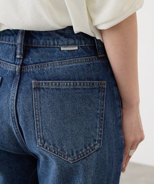 AMERICAN HOLIC ロールアップデニムパンツ Medium Indigo