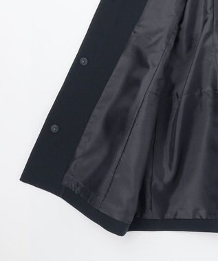 組曲 L 【KUMIKYOKU NAVY】コンフォータブルドレープ ジレ ネイビー系