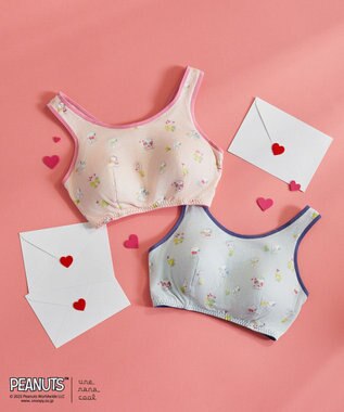 une nana cool 【スヌーピー】PEANUTS × une nana cool ナイトアップブラ SNOOPY GY
