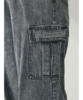 Green Parks ・ＥＬＥＮＣＡＲＥ　ＤＵＥ　デニムカーゴパンツ Gray Mixture