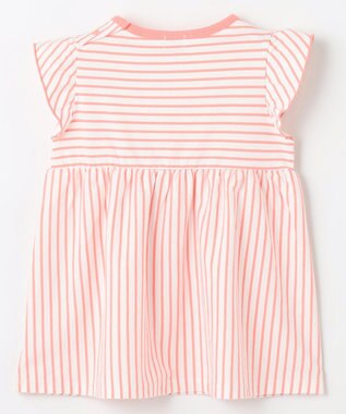 組曲 KIDS 【80-100㎝】マリンボーダー チュニック コーラル