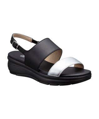 REGAL FOOT COMMUNITY 【アールドット】S12C 厚底ウエッジサンダル サンダル ブラック