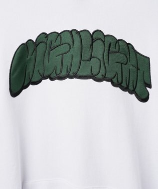 WEGO ヘビーウエイトグラフィティプルパーカー ホワイト