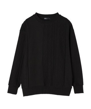 CRAFT STANDARD BOUTIQUE ＪＱカット切り替えプルオーバー1 Black