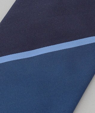 GOTAIRIKU GOTAIRIKU別注【MANTERO SETA/マンテロ・セタ】ネクタイ_紺レジメンタル ネイビー系1