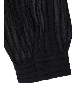 AMERICAN HOLIC ドビーストライプシャツ Black