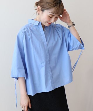 AMERICAN HOLIC 【先行予約】【WEB限定】ギャザーリボンスリーブ半袖シャツ