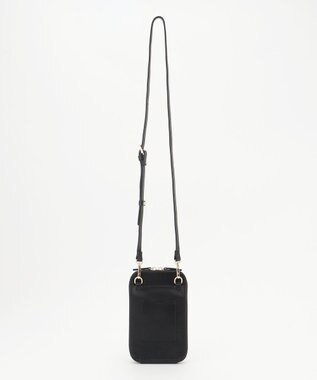 LA BAGAGERIE レザーステッチ　マルチポシェット ブラック