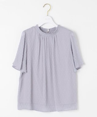 ANY SIS L 【美人百花6月号掲載】カットドビー ブラウス ラベンダー