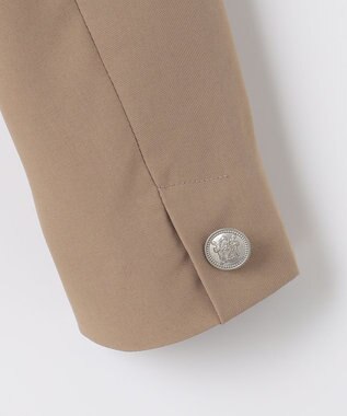 ANY KIDS 【any FAM JUNIOR】ジャケット付きワンピース ベージュ×ベージュチェック