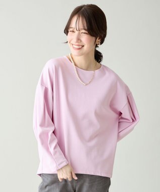 ANY タックスリーブプルオーバー ピンク