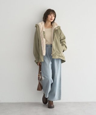 earth music&ecology マルチウェイマウンテンパーカー Khaki