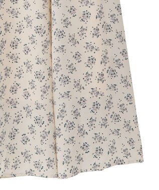 Maison de FLEUR フラワープリントワンピース Grayish Blue