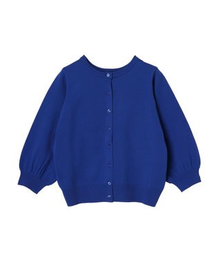 Green Parks 前後２ＷＡＹ　７分袖ハイゲージカーディガン Blue