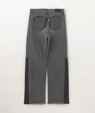 GRACE CONTINENTAL ベルトレスデニムパンツ ブラック