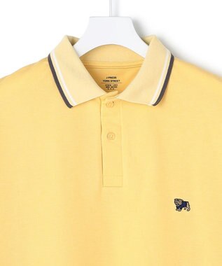 J.PRESS YORK STREET 【UNISEX】ブルドックワッペン カノコ ポロシャツ イエロー系
