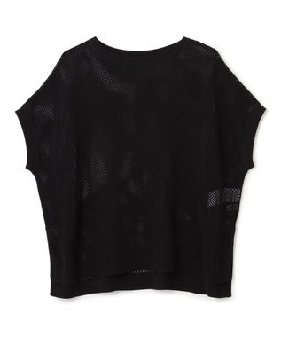 メッシュ ハーフスリーブ ニット