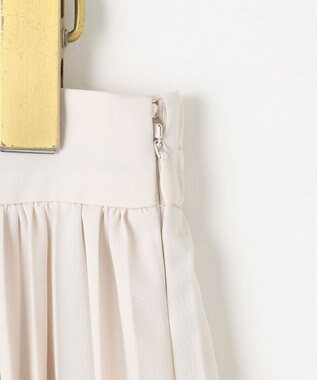 ANY SIS 【洗える】ダブルプリーツコンビ スカート アイボリー