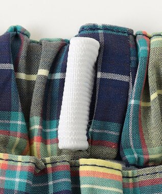 組曲 KIDS 【110-140㎝】チェック ショートパンツ イエロー系5